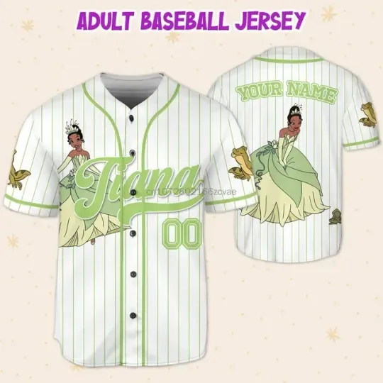 Disney Princess Tiana Baseball Jersey