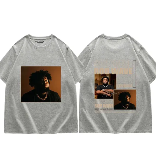 Rapper Rod Wave Music Album Print T Shirts