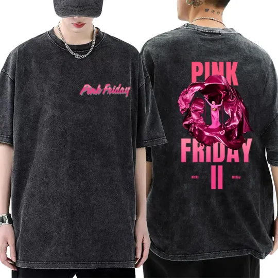 Singer Nicki Minaj Pink Friday 2 World Tour T-Shirts