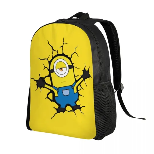 Minion Shool Backpack, Shoulder Bag, Minion Lover Gift, Back to School Gift