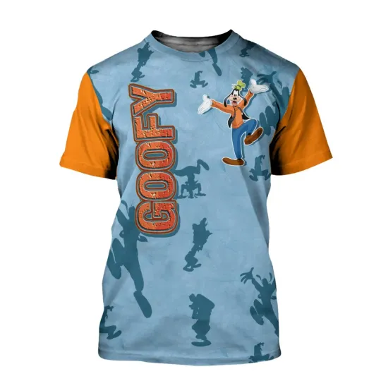Goofy Disney Shirt, Disney 3D Printed Shirt