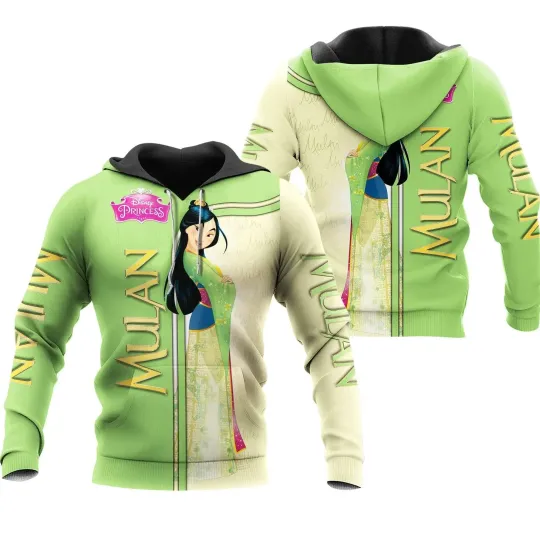 2024 Disney Princess Mulan 3d Hoodie