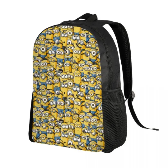 Minion Shool Backpack, Shoulder Bag, Minion Lover Gift, Back to School Gift