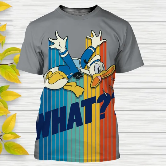 Donald Duck Disney Shirt, Disney 3D Printed Shirt