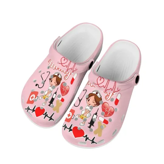 Women's Nurse Clogs, Breathable Hole Clogs Shoes