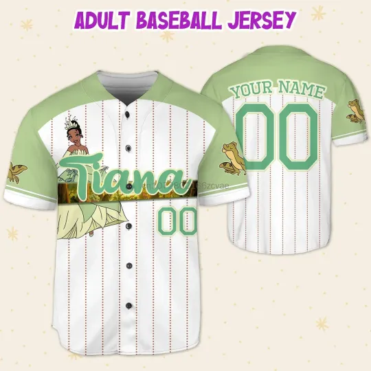 Disney Princess Tiana Baseball Jersey