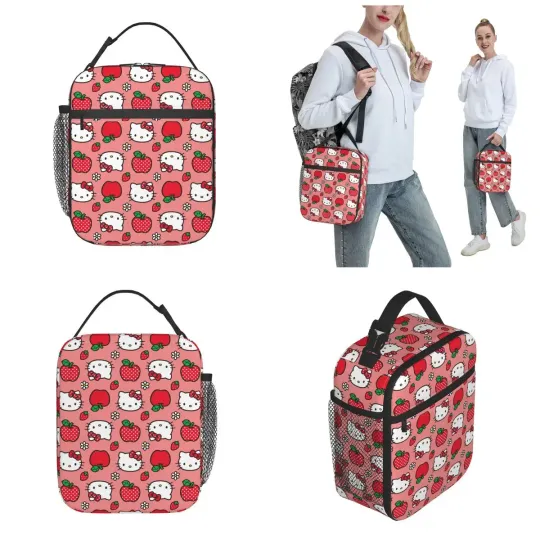 Hello Kitty Merch Lunch Bags for Kids, Cute Lunch Bag