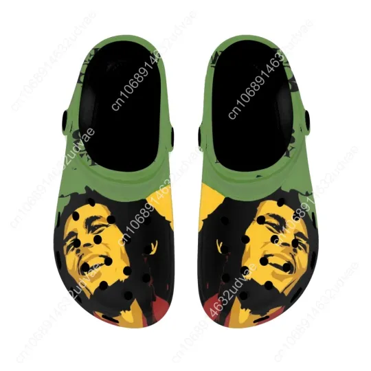 Rapper Bob Marley Clogs Shoes