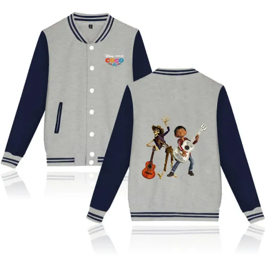 Disney Coco Varsity Baseball Bomber Jacket