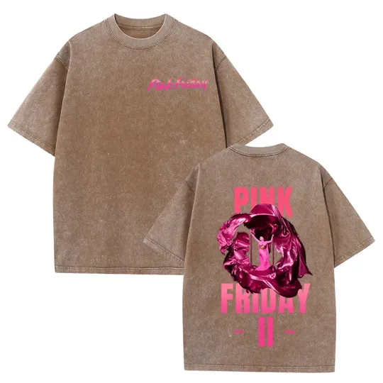 Singer Nicki Minaj Pink Friday 2 World Tour T-Shirts