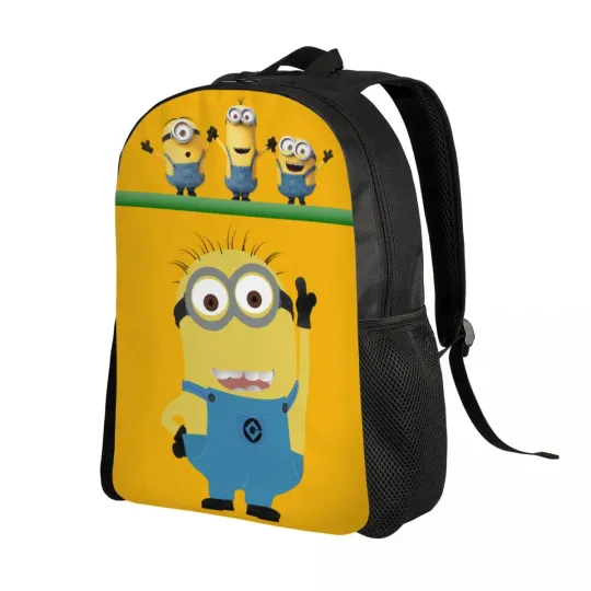 Minion Shool Backpack, Shoulder Bag, Minion Lover Gift, Back to School Gift