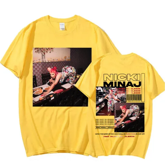 Rapper Nicki Minaj Music Album Red Ruby Da Sleeze T Shirt