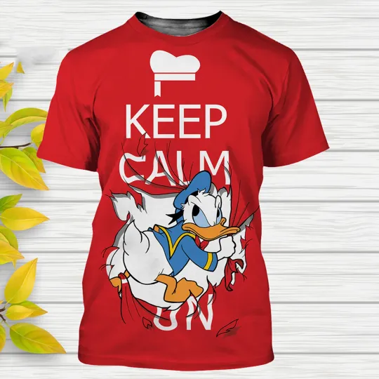 Donald Duck Disney Shirt, Disney 3D Printed Shirt