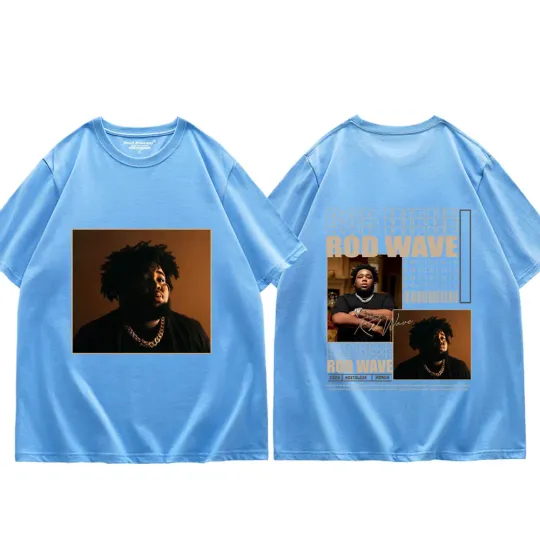Rapper Rod Wave Music Album Print T Shirts