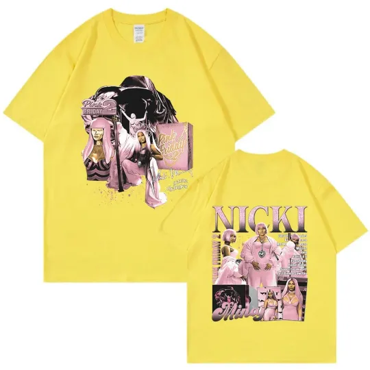 Rapper Nicki Minaj Pink Friday 2 Graphic T Shirt