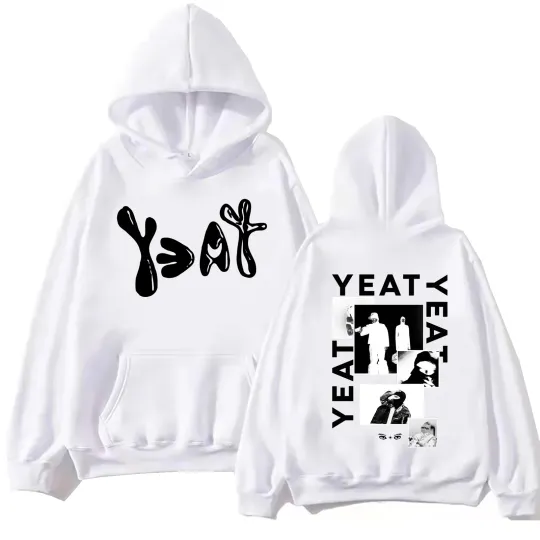 2024 Yeat Hoodie, Yeat  Merch, Harajuku Hip Hop Pullover Tops Hoodie. Gift For Fan