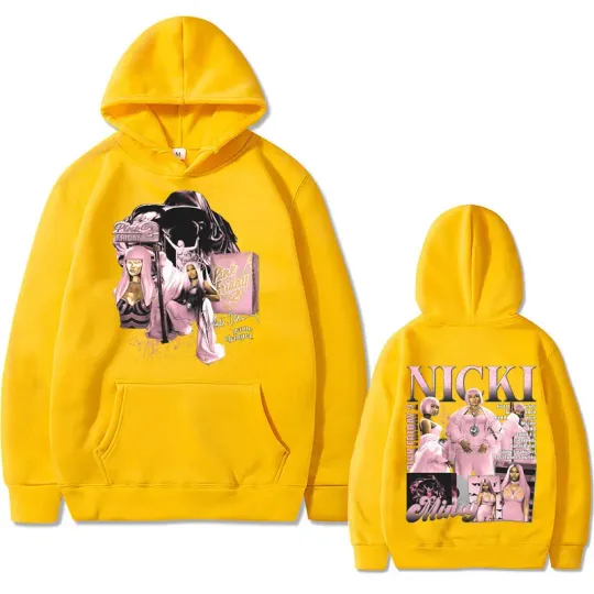 Rapper Nicki Minaj Pink Friday 2 Print Hoodie