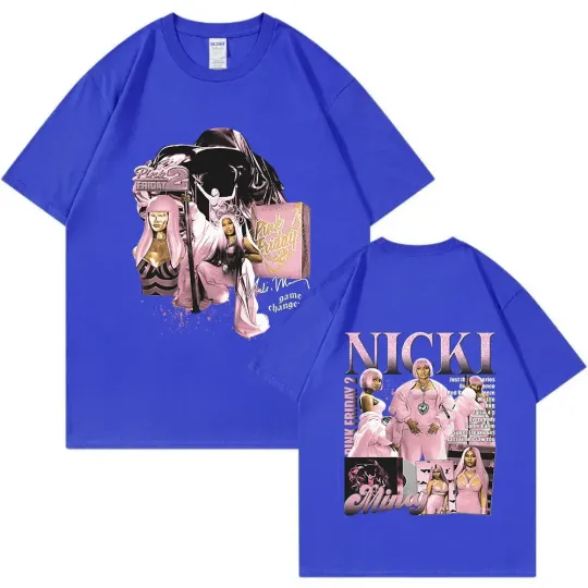 Rapper Nicki Minaj Pink Friday 2 Graphic T Shirt