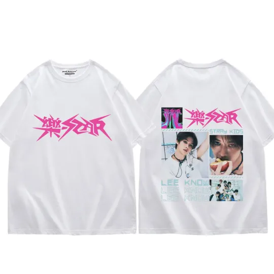 Kpop Stray Kids Album Rock Star Graphic T Shirts