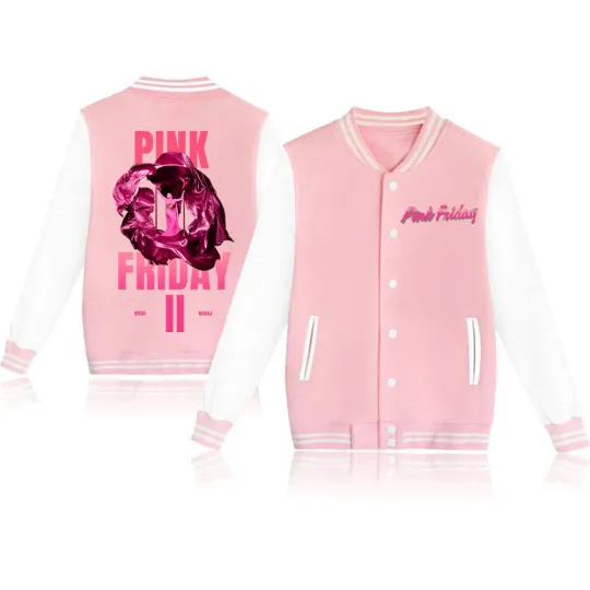 Nicki Minaj Alternative Cover Pink Friday 2 Album Gag City Merch Baseball Jacket