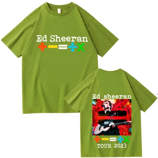 Tour 2023 Ed Shee Music T-Shirts Fashion