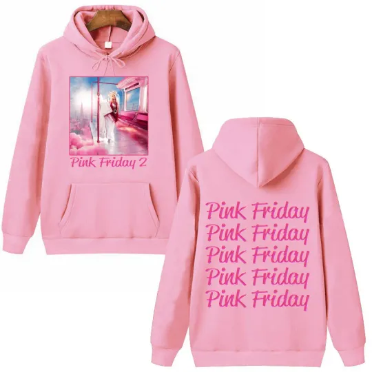 2024 Nicki Minaj Pink Friday Hoodie Music Fans