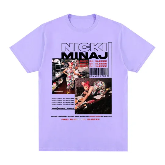 Nicki Minaj New Music Album Red Buby Da Sleeze T Shirt