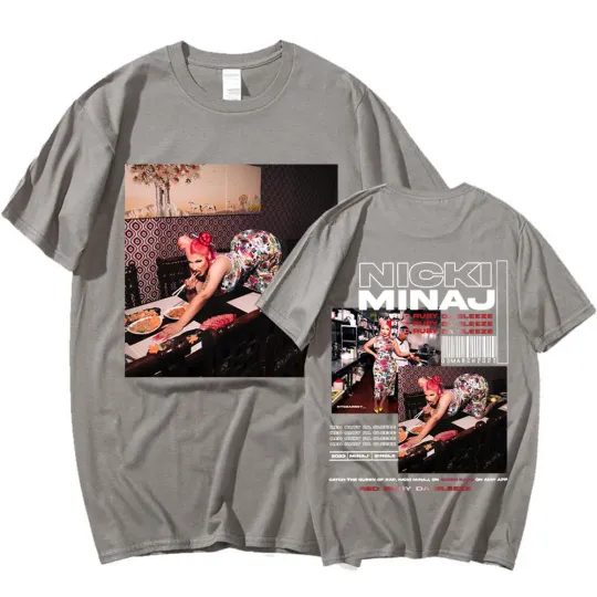 Rapper Nicki Minaj Music Album Red Ruby Da Sleeze T Shirt