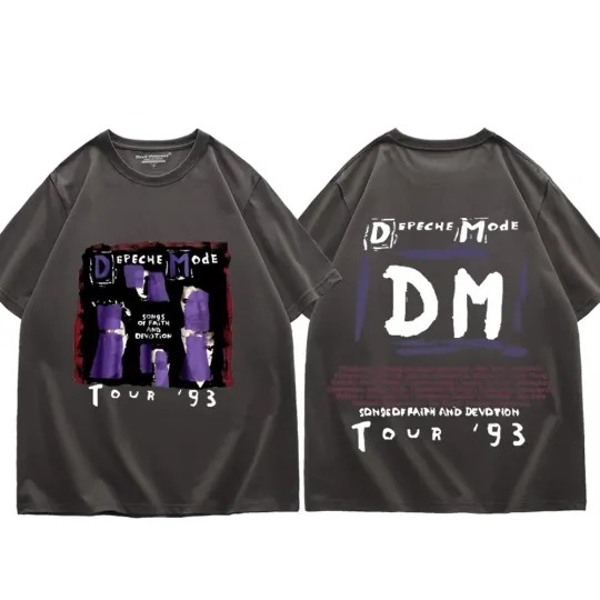 British Band Depeche Cool Mode Memento Mori Tour T Shirt