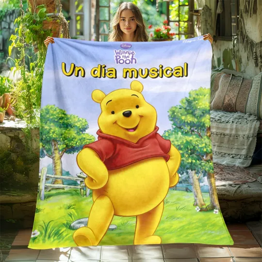 DisneyWinnie The Pooh Print Four Seasons Blanket