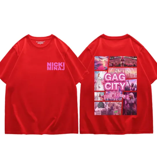 Rapper Nicki Minaj Pink Friday 2 Print T Shirt