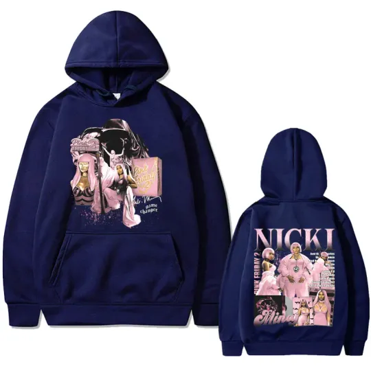 Rapper Nicki Minaj Pink Friday 2 Print Hoodie