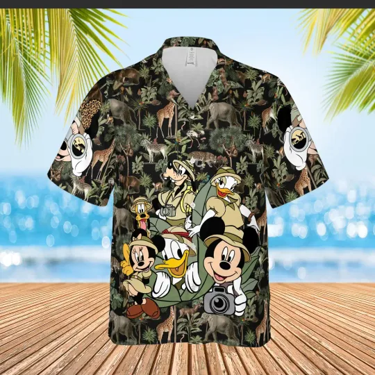Disney Mickey And Friends Adventure Hawaiian Shirt