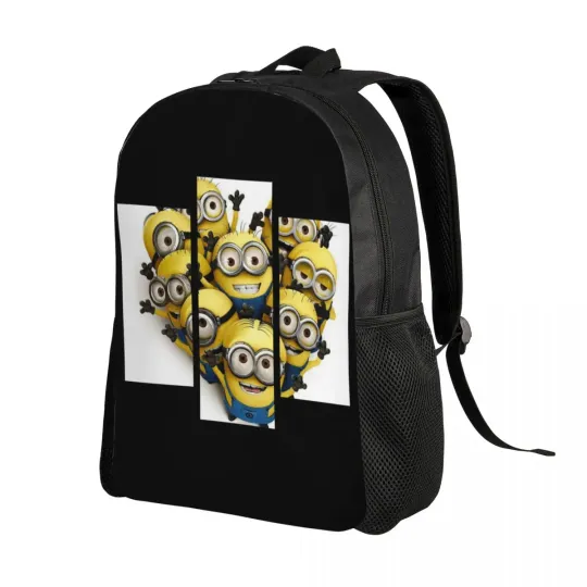 Minion Shool Backpack, Shoulder Bag, Minion Lover Gift, Back to School Gift