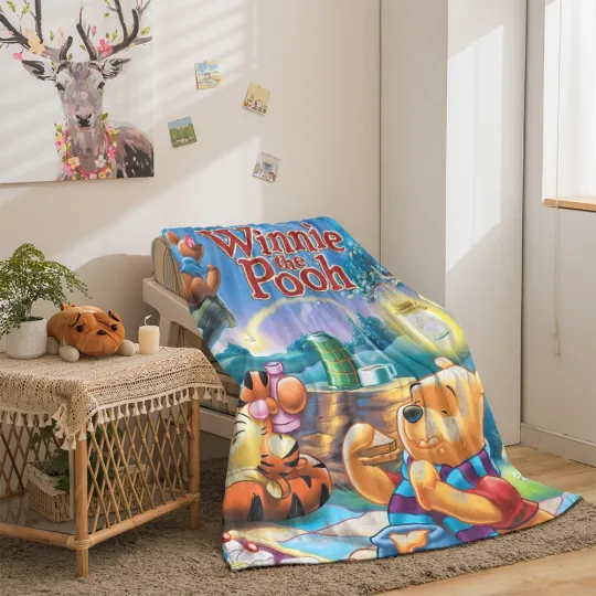 DisneyWinnie The Pooh Print Four Seasons Blanket