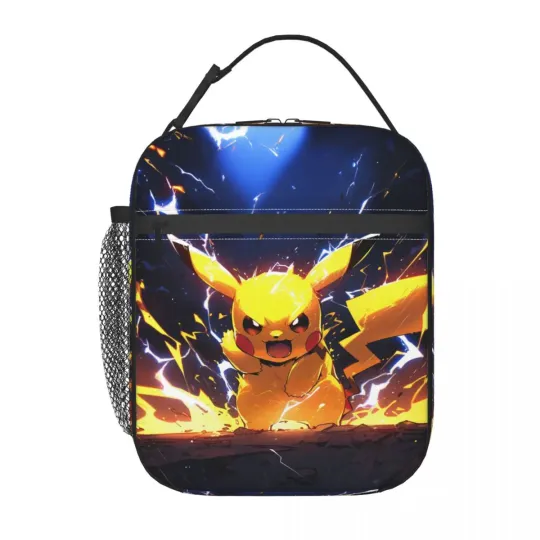 PKM Pika Lunch Bags for Kids, Cute Lunch Bag