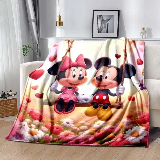 Disney Minnie Mickey  Fleece Blankets