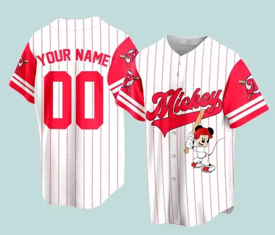 Winnie the Pooh Eeyore Baseball Jersey Mickey And Friends Baseball Season Outfit For Baseball Fans Disney Baseball Jersey