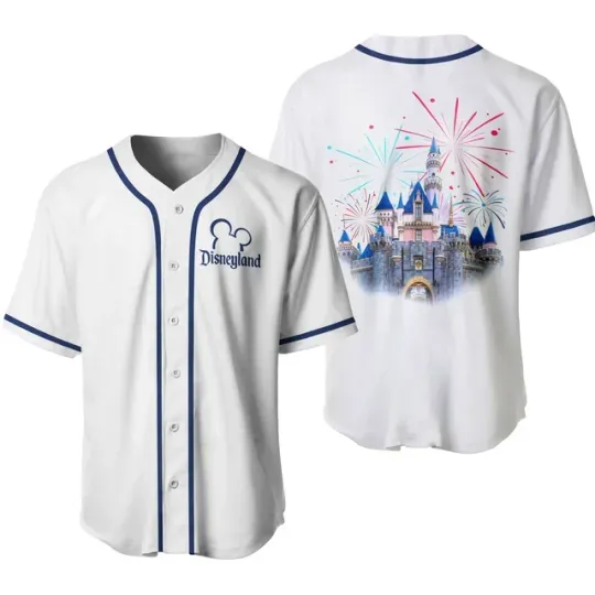 Disneyland Magic Kingdom Est 1955 Baseball Jersey