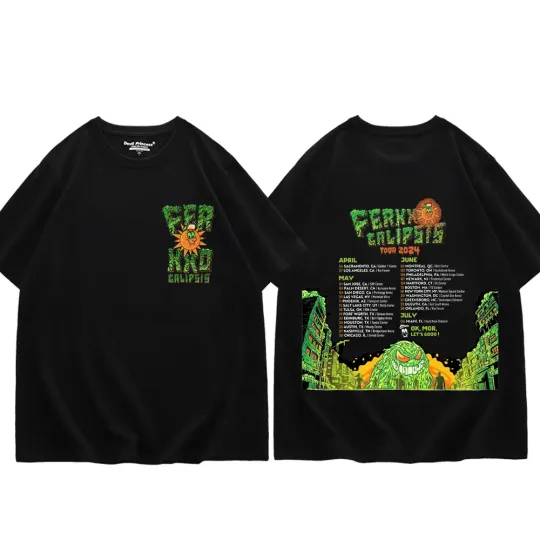 Rapper Feid Ferxxocalipsis Tour 2024 Graphic T Shirts