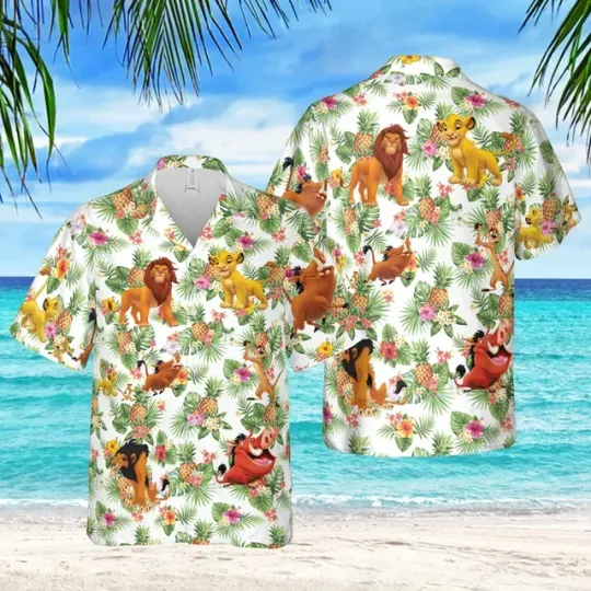 Disney The Lion King Simba Hawaiian Shirt