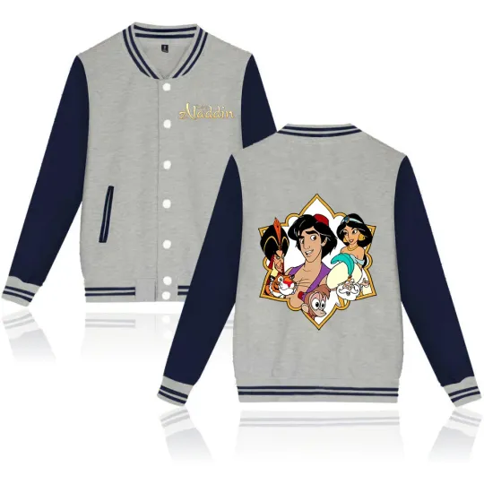 Disney Aladdin Bomber Jacket, Disney Aladdin Baseball Jacket
