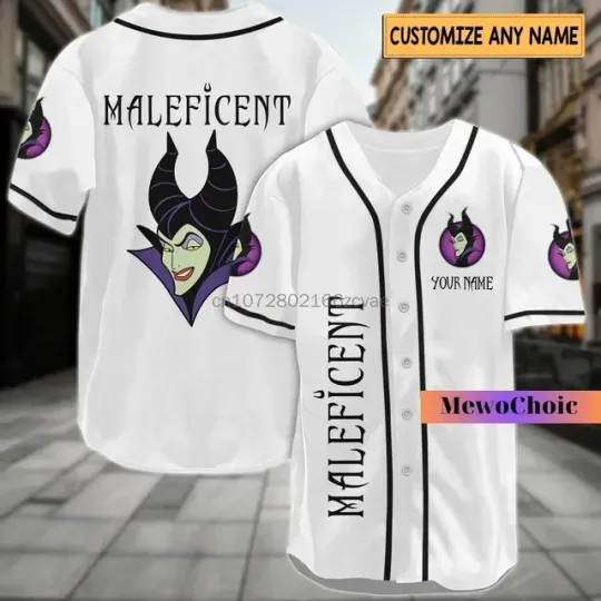 Disney Villain Maleficent Baseball Shirt