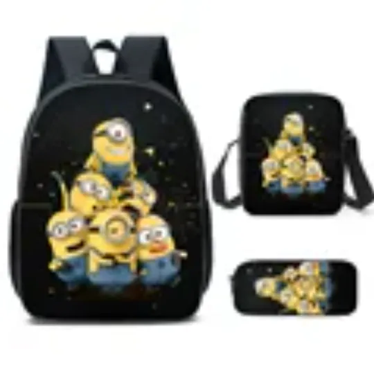 Minion Shool Backpack, Shoulder Bag, Minion Lover Gift, Back to School Gift