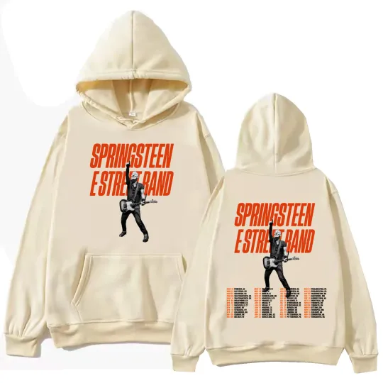 Bruce Springsteen and E Street 2024 Tour Hoodie, Harajuku Hip Hop Pullover Tops Hoodie, P!nk Music Fans Gift