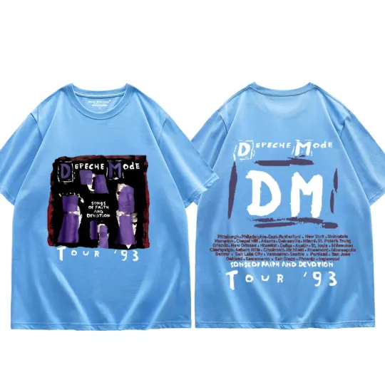 British Band Depeche Cool Mode Memento Mori Tour T Shirt