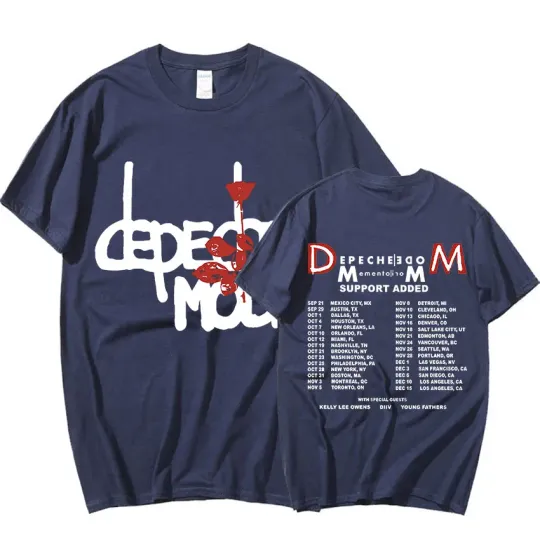 Rock Band Depeche Cool Mode Memento Mori Graphic T Shirts