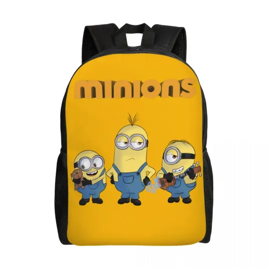 Minion Shool Backpack, Shoulder Bag, Minion Lover Gift, Back to School Gift