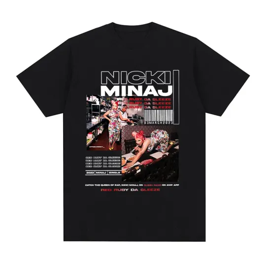 Nicki Minaj New Music Album Red Buby Da Sleeze T Shirt