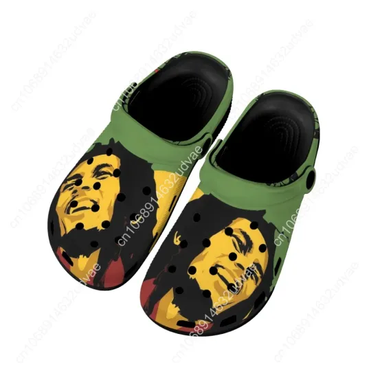 Rapper Bob Marley Clogs Shoes